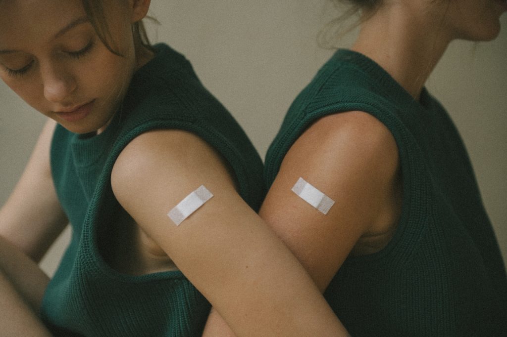 Girl with a Hurt arm